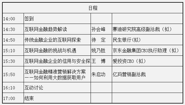 亿玛智慧营销沙龙-互联网金融如何建立用户信任度